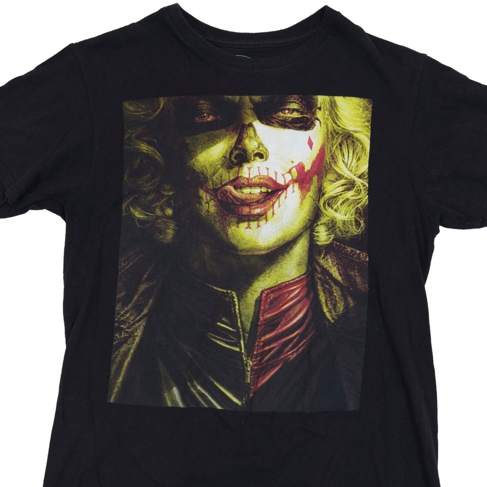 DC‎ Comics Batman Harley Quinn T-Shirt Small Mens Graphic Tee Black